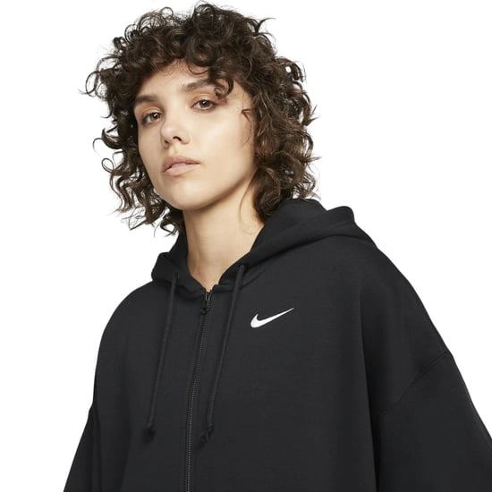 Sudadera Con Capucha Negra Extragrande Con Cremallera Completa Nike Essentials - Image 4