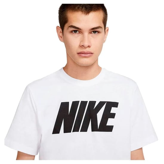 Camiseta Blanca Icon Block Para Hombre De Nike Sportswear - Image 4