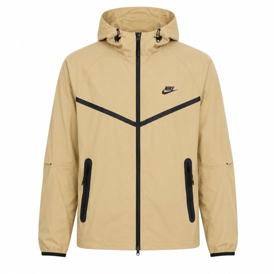 Chaqueta Nike Tech Woven Color Caqui Con Cremallera Completa - Image 1