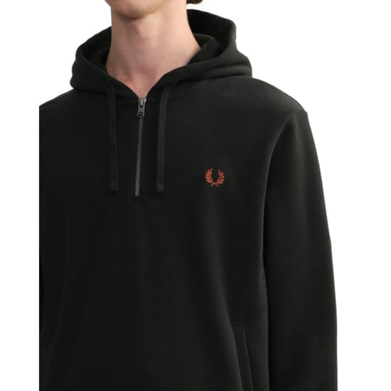 Suéter Con Capucha Fred Perry Color Verde Noche - Image 5