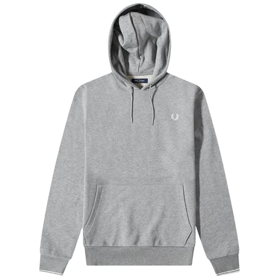 Sudadera Con Capucha Fred Perry Tipped Grey Jal - Image 1