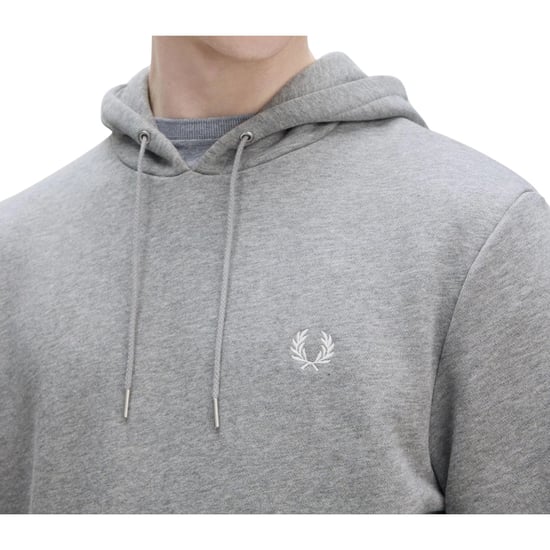 Sudadera Con Capucha Fred Perry Tipped Grey Jal - Image 5