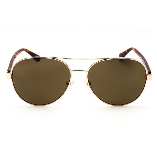 Gafas De Sol Kate Spade Averie Doradas Con Detalles En Marrón - Image 1