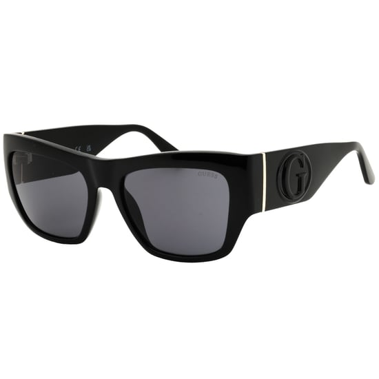 Gafas De Sol Extragrandes Negras Brillantes De Guess - Image 2