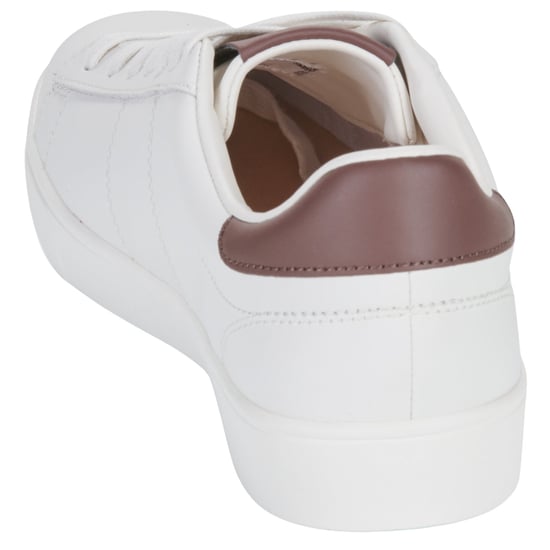 Zapatillas Deportivas De Cuero Fred Perry Spencer Color Blanco Nieve - Image 4