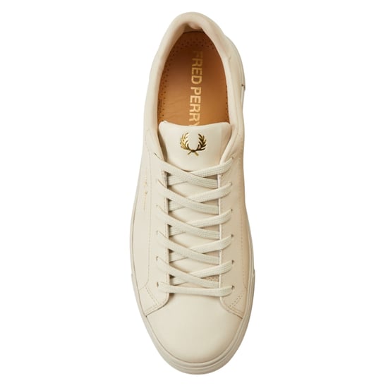 Zapatillas Deportivas Fred Perry B71 De Cuero Color Avena - Image 4