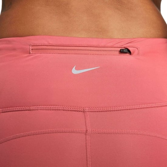 Mallas De Running Nike Dri-fit 7/8 De Tiro Medio, Color Rosa - Image 4