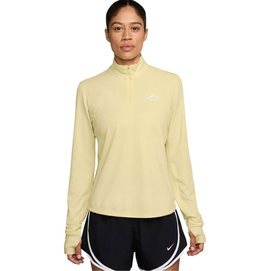 Camiseta Amarilla De Manga Larga Con Media Cremallera Nike Dri-fit Trail - Image 2