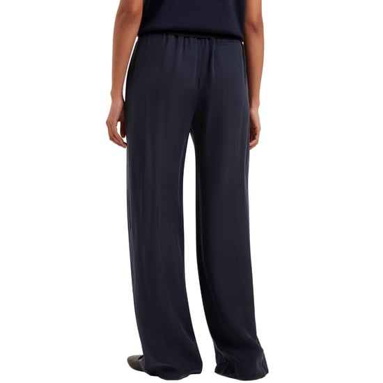 Pantalón De Pierna Ancha Azul Marino Vinca Cupro De Ted Baker - Image 3