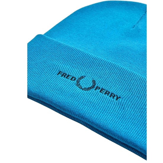 Gorro Bordado Azul Cibernético De Fred Perry - Image 3