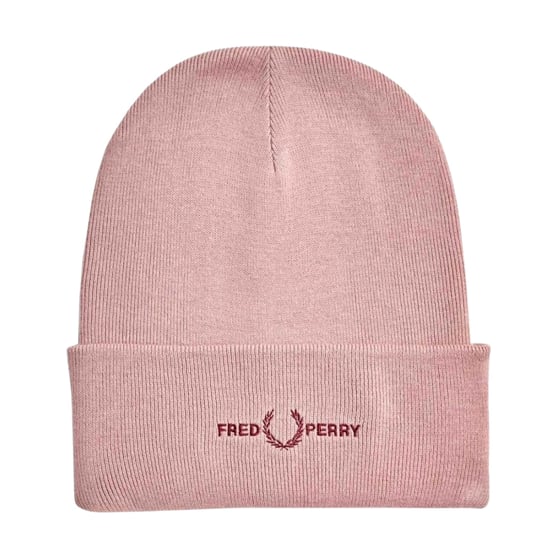 Gorro Fred Perry Bordado Color Rosa Empolvado - Image 1