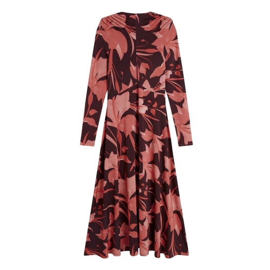 Vestido Midi Marrón Oscuro Estampado De Jersey Starlah De Ted Baker - Image 1