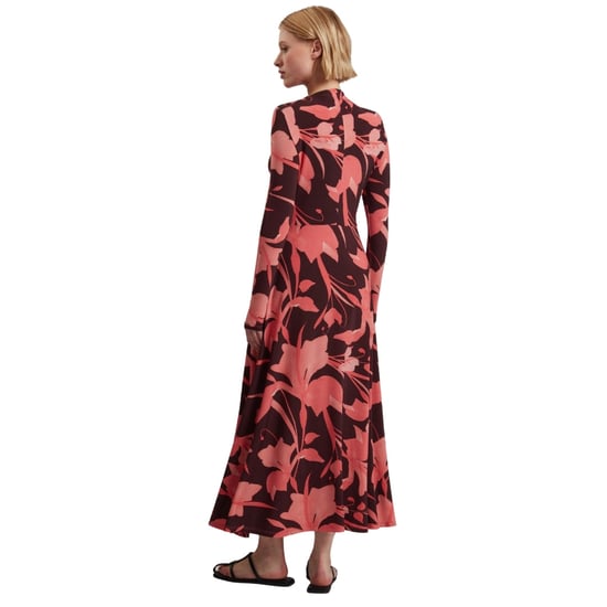 Vestido Midi Marrón Oscuro Estampado De Jersey Starlah De Ted Baker - Image 2