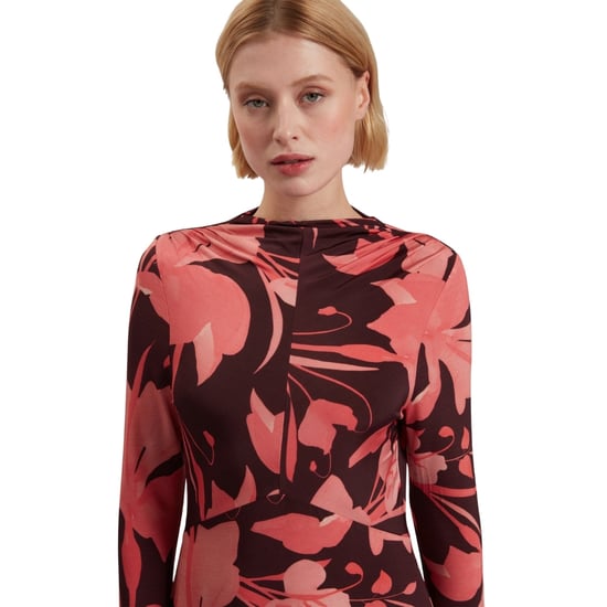 Vestido Midi Marrón Oscuro Estampado De Jersey Starlah De Ted Baker - Image 3