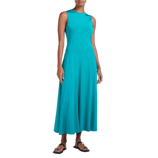 Vestido Midi Verde Brillante De Punto Elástico Estilo Racer Mielaa De Ted Baker - Image 2
