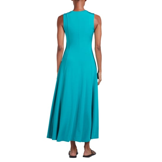 Vestido Midi Verde Brillante De Punto Elástico Estilo Racer Mielaa De Ted Baker - Image 3