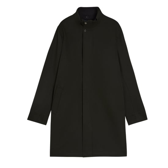 Abrigo De Cuello Alto De Nailon Verde Oscuro Ted Baker Erolson - Image 1