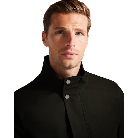 Abrigo De Cuello Alto De Nailon Verde Oscuro Ted Baker Erolson - Image 5