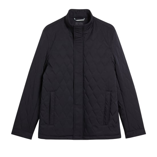 Chaqueta Azul Marino Acolchada Con Cuello En V De Ted Baker Zampa - Image 1