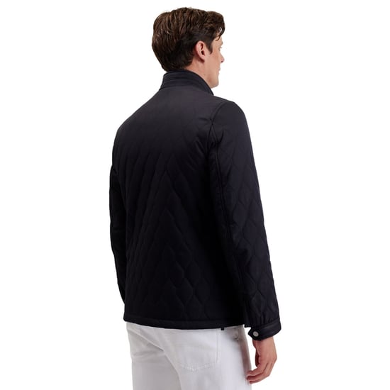 Chaqueta Azul Marino Acolchada Con Cuello En V De Ted Baker Zampa - Image 3