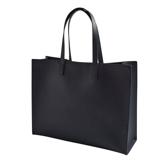 Bolso Ted Baker Tweekon Tweed Extragrande Azul Marino Con Icono - Image 2