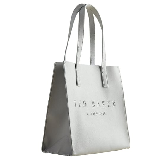 Bolso Ted Baker Crosshatch Small Icon Gris Claro - Image 3