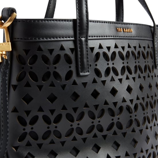 Bolso De Compras Pequeño Negro Con Corte Láser Lissann De Ted Baker - Image 3