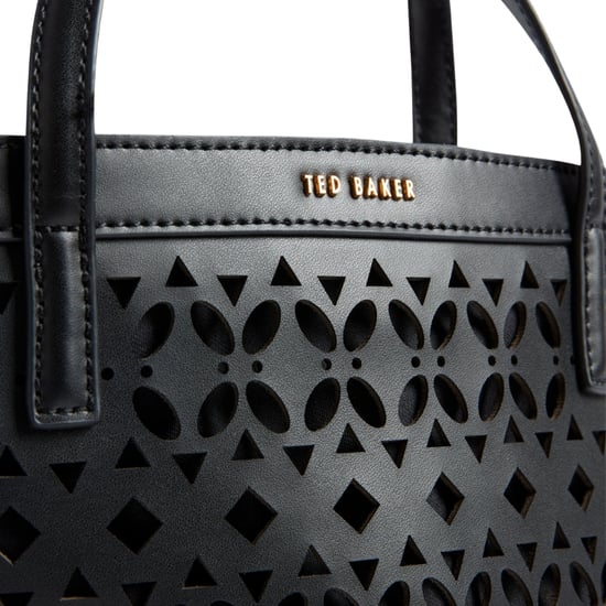 Bolso De Compras Pequeño Negro Con Corte Láser Lissann De Ted Baker - Image 5
