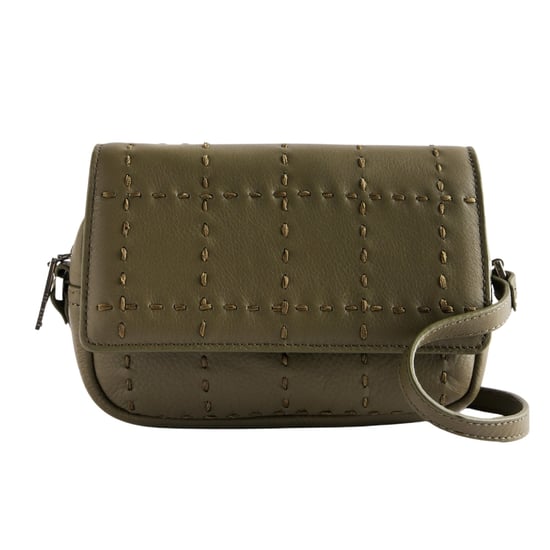 Bolso Para Cámara Ted Baker Stalina Color Caqui Con Detalles De Costura - Image 1