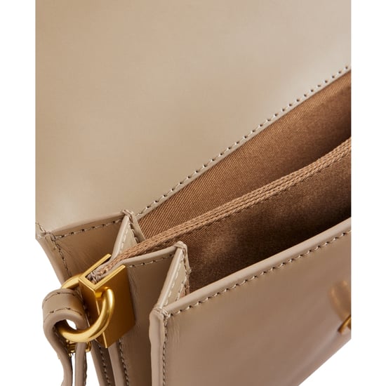 Bolso Bandolera Pequeño Ted Baker Kkaysa De Piel Pulida Color Topo - Image 3