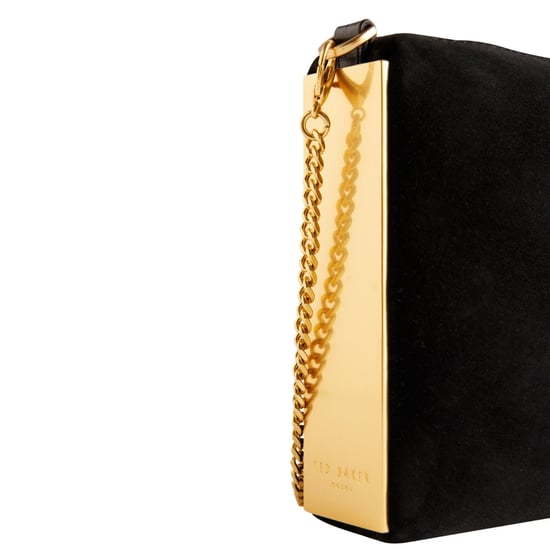 Bolso Bandolera Ted Baker Jeiner Bar Detail De Ante Negro - Image 3