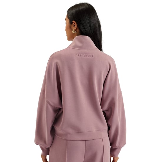 Jersey Rosa Empolvado Con Cuello Alto Y Cremallera De Ted Bake Aurora Cupro - Image 3