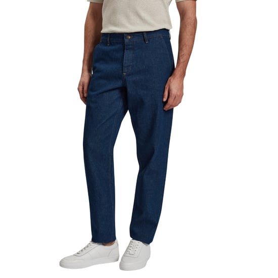 Pantalón Chino De Mezclilla Azul Oscuro De Corte Recto Ted Baker Westton - Image 5