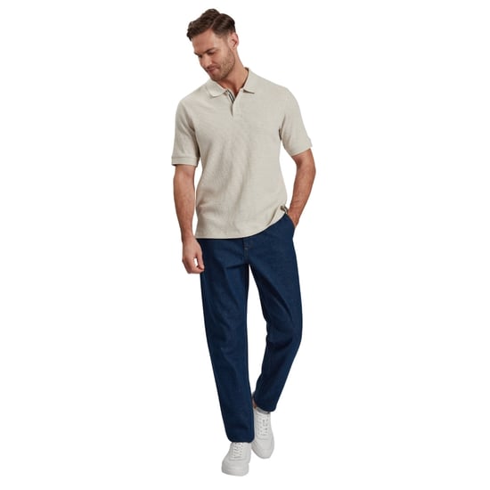 Pantalón Chino De Mezclilla Azul Oscuro De Corte Recto Ted Baker Westton - Image 6