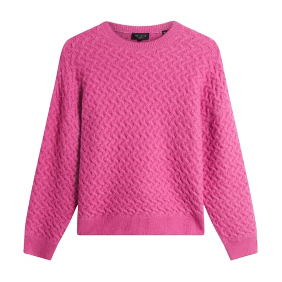 Jersey Rosa De Corte Relajado Con Trenzas Horizontales Morlea De Ted Baker - Image 1