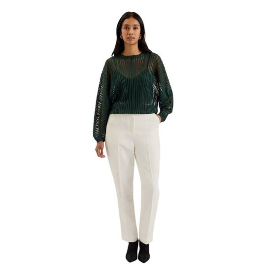 Top De Punto Verde Oscuro Con Rayas Transparentes Nelly De Ted Baker - Image 6