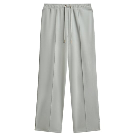 Pantalones Deportivos Ted Baker Nowell Cupro Con Bajo Dividido, Color Verde Claro - Image 1