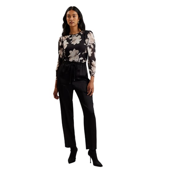 Pantalones Deportivos Ajustados De Satén Ted Baker Natori En Color Negro - Image 2