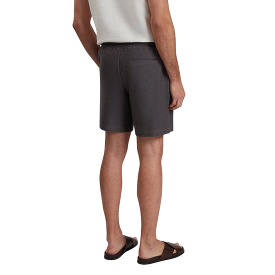 Pantalones Cortos Ted Baker Ladislo Regular De Algodón Gris Con Cordón Ajustable - Image 4