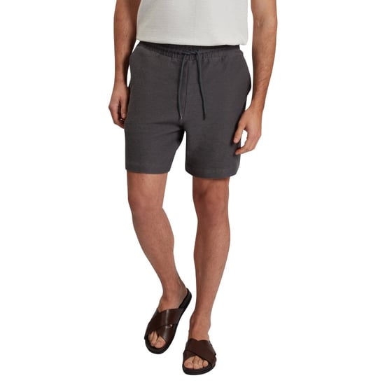 Pantalones Cortos Ted Baker Ladislo Regular De Algodón Gris Con Cordón Ajustable - Image 5