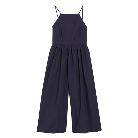 Mono Azul Oscuro Con Tirantes Cruzados Y Escote Cuadrado Ted Baker Eze - Image 1