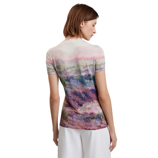 Camiseta Rosa Ajustada Estampada Kaytee De Ted Baker - Image 3