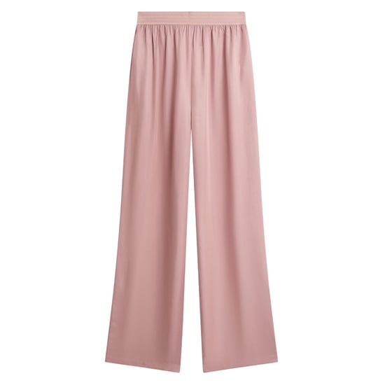 Pantalón De Pierna Ancha Ted Baker Vinca Cupro Color Rosa Empolvado - Image 1