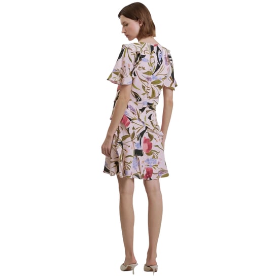 Minivestido Rosa Pálido Con Detalle De Volantes Issiia De Ted Baker - Image 5