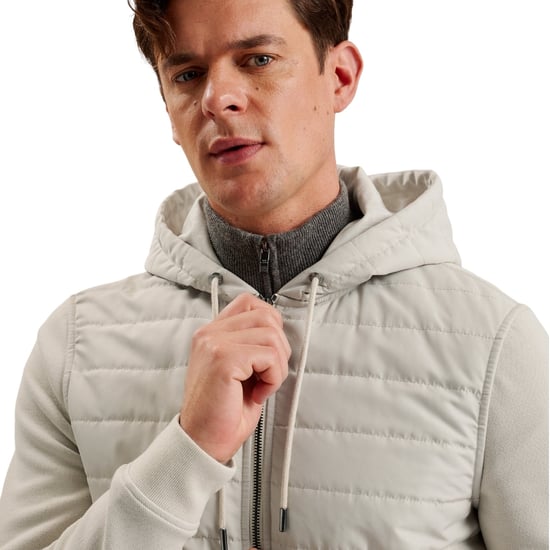 Sudadera Con Capucha Acolchada Y Cremallera Color Beige De Ted Baker Adburys - Image 2