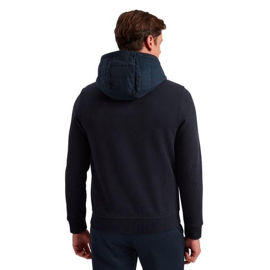 Sudadera Con Capucha Acolchada Y Cremallera Ted Baker Adburys Regular Azul Marino - Image 4
