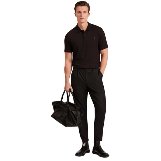 Polo Negro De Jacquard Ted Baker Eduard Square - Image 2