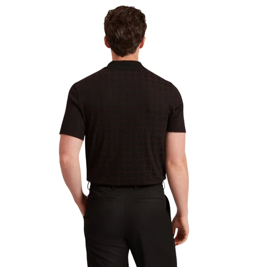 Polo Negro De Jacquard Ted Baker Eduard Square - Image 3