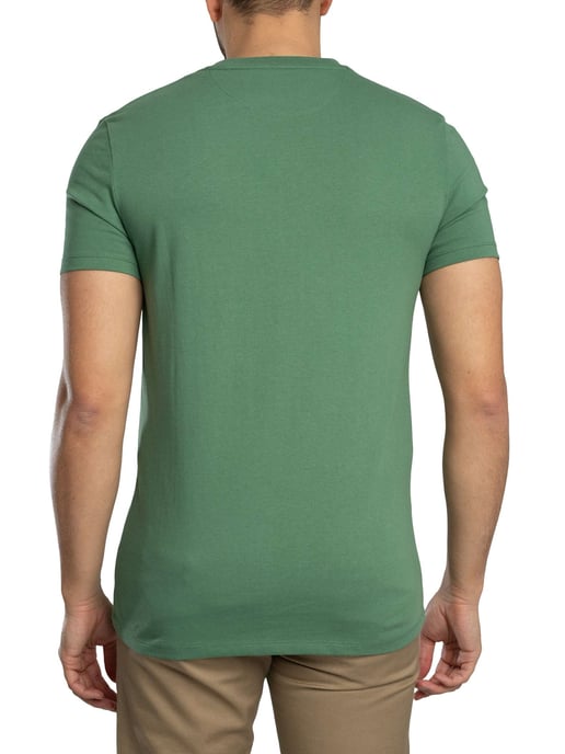Timberland Camiseta Ajustada Con Logotipo Bordado, Verde - Image 3