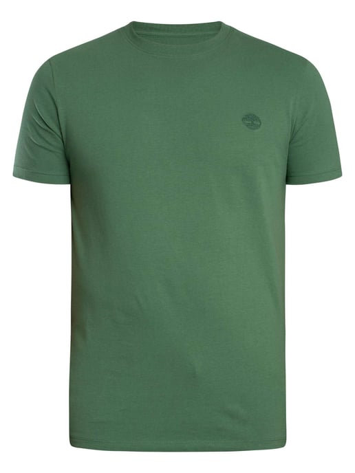 Timberland Camiseta Ajustada Con Logotipo Bordado, Verde - Image 5